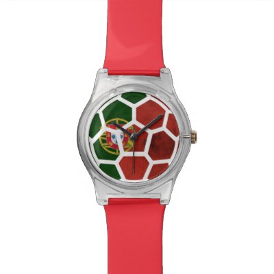 Portugal Red Designer Watch