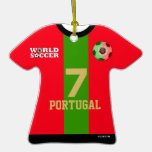 Portugal World Cup Soccer Jersey Ornament