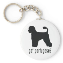 Portugese Water Dog Keychain
