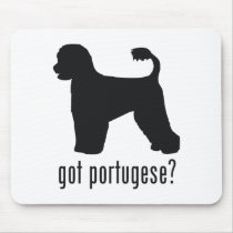 Portugese Water Dog Mouse Pads