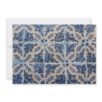 Portuguese Azulejo tiles Custom Invite