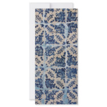 Portuguese Azulejo tiles Custom Rack Cards