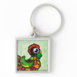 Portuguese Barcelos Rooster keychain
