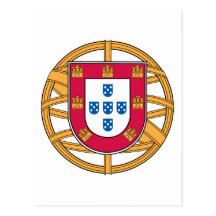 Portuguese Coat of Arms Post Card