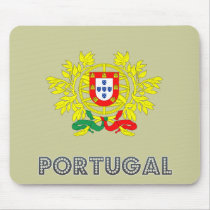 Portuguese Emblem Mouse Pad