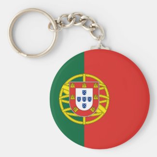 Portuguese Flag Keychain