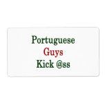 Portuguese Guys Kick Ass Shipping Labels