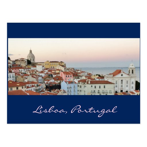 Portuguese Lisboa, Portugal Postcard Zazzle