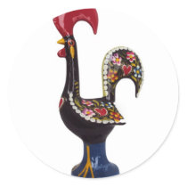 Portuguese Lucky Rooster Sticker