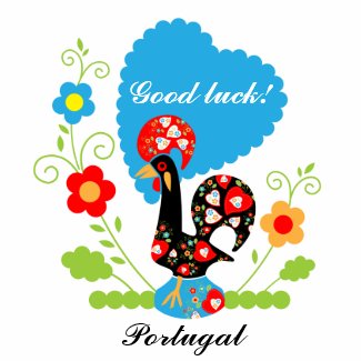 Portuguese Rooster of Luck zazzle_bag