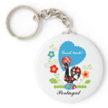 Portuguese Rooster of Luck Keychains