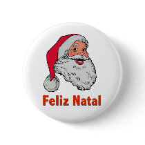 Portuguese Santa Button