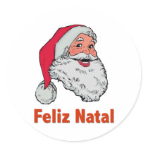 Portuguese Santa Claus Stickers