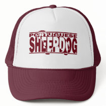 Portuguese Sheepdog Silhouette hats by MenagerieMayhem Portuguese Sheepdog Silhouette hats