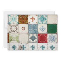 Portuguese tiles invites