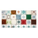 Portuguese tiles picture card