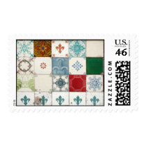 Portuguese tiles postage stamps