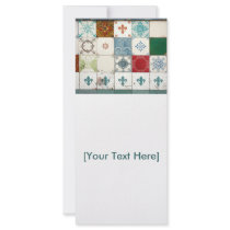 Portuguese tiles rack cards