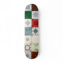 Portuguese tiles skate boards