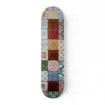Portuguese tiles skate board