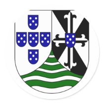 Portuguese Timor, East Timor Round Sticker