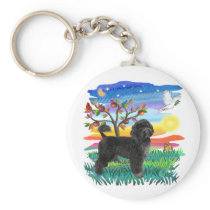 Portuguese Water Dog (#2) keychains