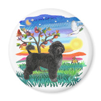 Portuguese Water Dog (#2) magnets