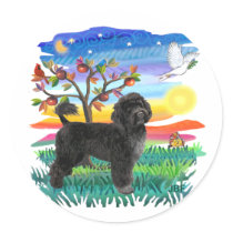 Portuguese Water Dog (#2) stickers