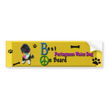 PORTUGUESE WATER DOG bumper stickers by OWL1998 PORTUGUESE WATER DOG bumper stickers