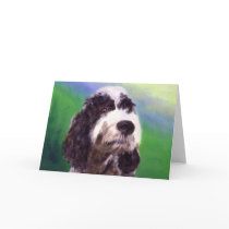Portuguese Water Dog cards by dogdaysofpainting Portuguese Water Dog cards