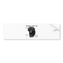 Portuguese Water Dog History Design Bumper Stickers