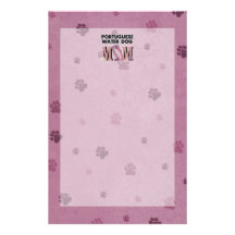Portuguese Water Dog MOM Stationery