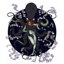Poseidon and Amphitrite t-shirts