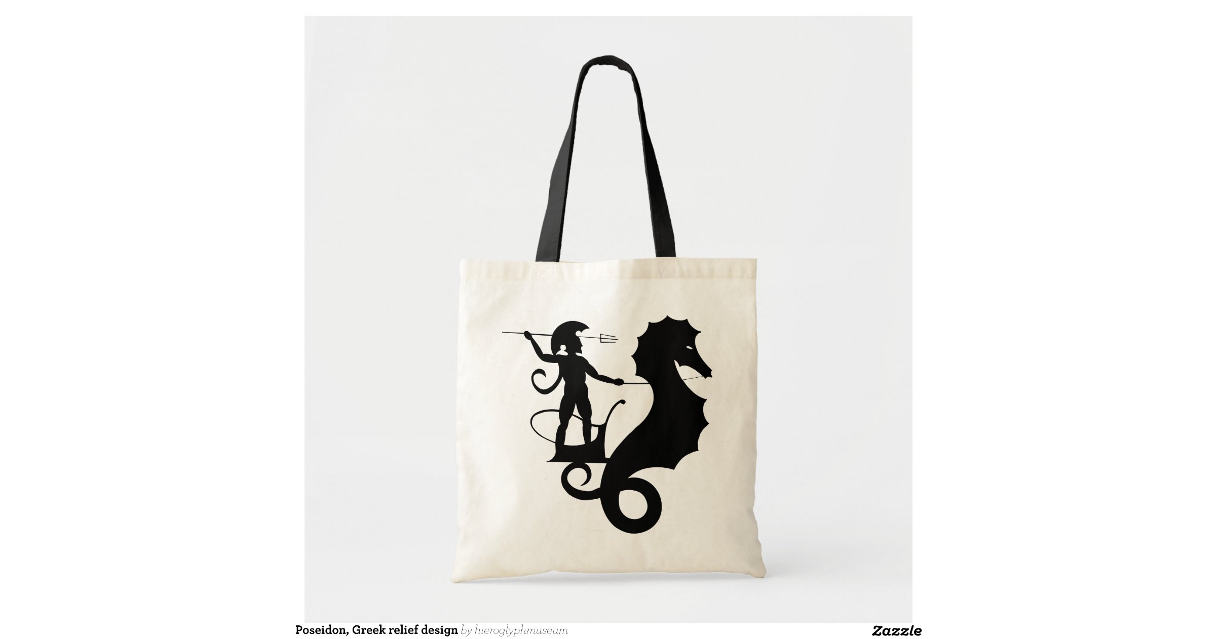 Poseidon, Greek relief design Budget Tote Bag | Zazzle Poseidon, Greek relief design Budget Tote Bag | Zazzle