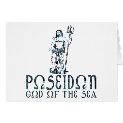 Poseidon Greeting Cards