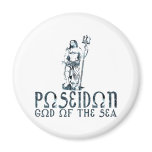 Poseidon Fridge Magnet