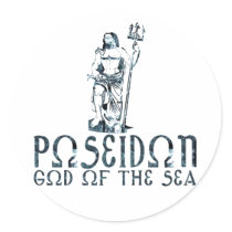 Poseidon stickers by nakedzealot Poseidon stickers