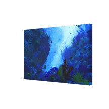 Poseidon's Playground Stretched Canvas Print