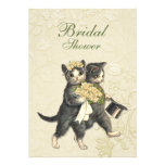 Posh Cats Wedding Custom Invitations