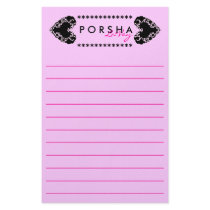 Posh Deva. Customized Stationery