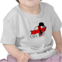 Posh English Bulldog English flag t-shirts by LIMEYBOY Posh English Bulldog English flag t-shirts