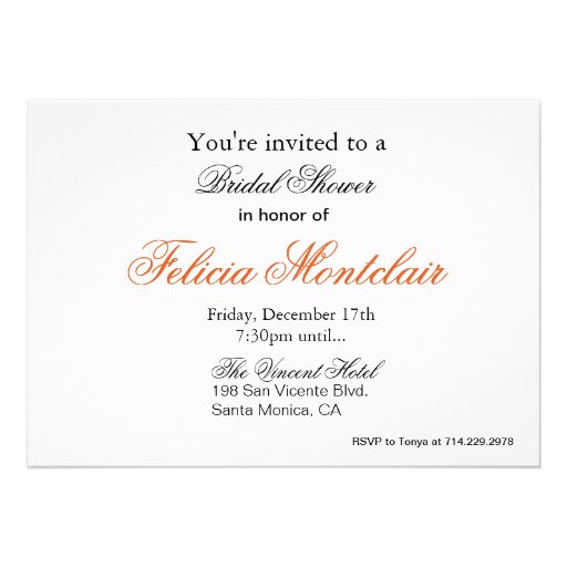 Posh Purse, High Heels and Lipstick Girls Party Custom Invitations