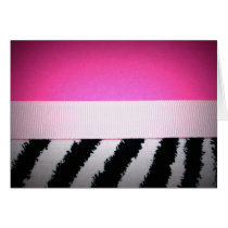 Posh Zebra Card