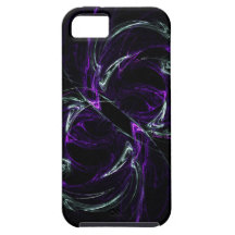 Posibilidades - púrpura y Amethyst cósmicos iPhone 5 Case-Mate Cárcasas