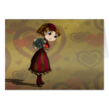 Posies and Chocolates Greeting Cards
