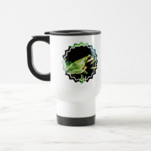Posing Frog Plastic Travel Mug