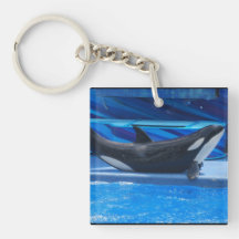 Posing Orca Keychain Acrylic Key Chains