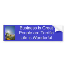 Positive Affirmations - Bold Bumper Sticker