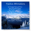 Positive Affirmations posters