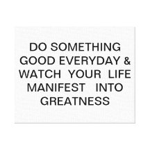 POSITIVE   ART STRETCHED CANVAS PRINTS